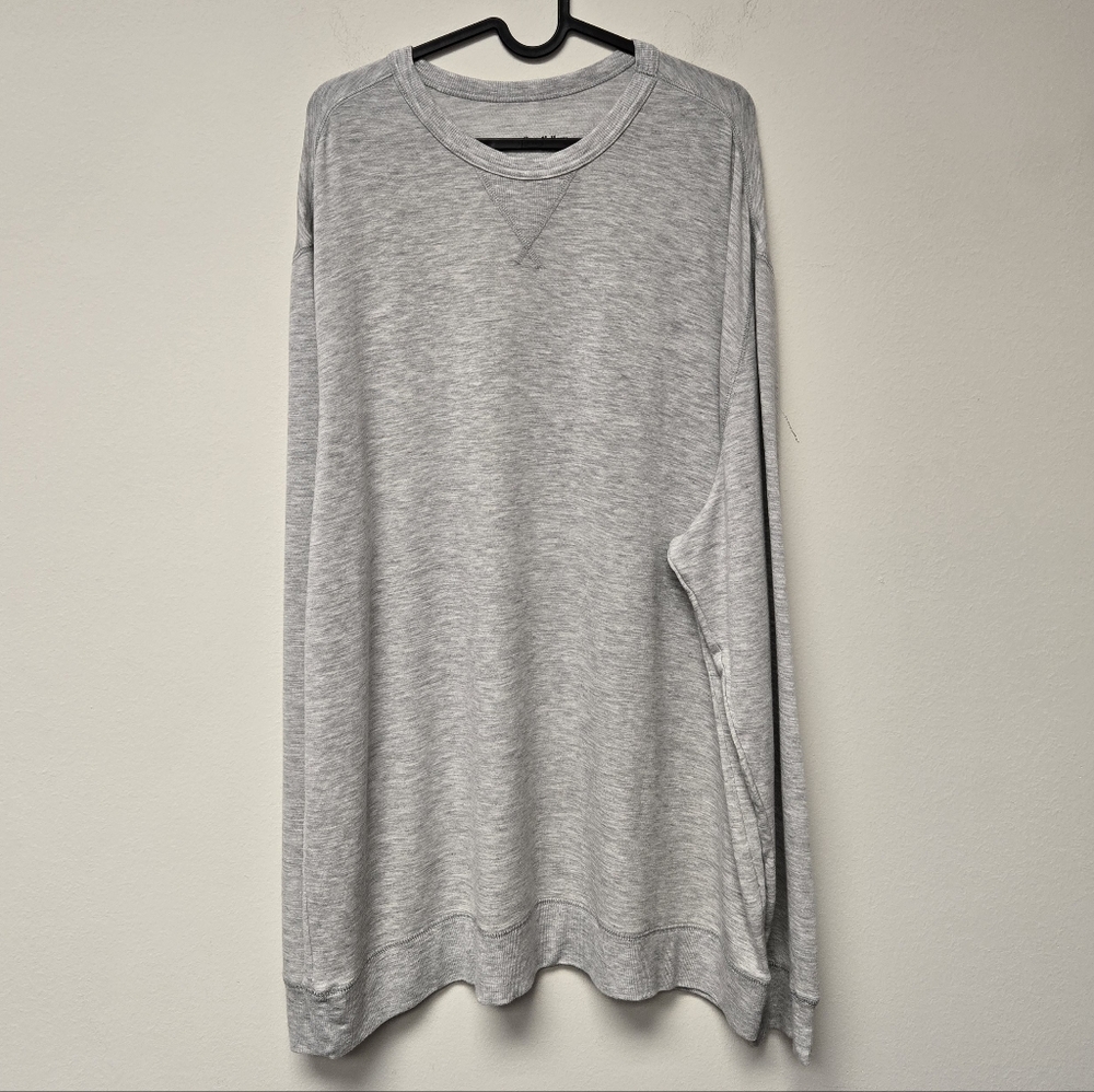 Goodfellow Crewneck Long Sleeve Grey Shirt XL